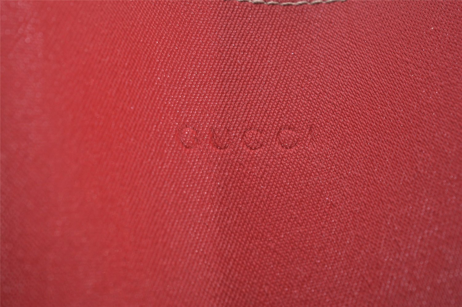 Authentic GUCCI Reversible Shoulder Tote Bag GG PVC Leather Brown Red Junk 9333I