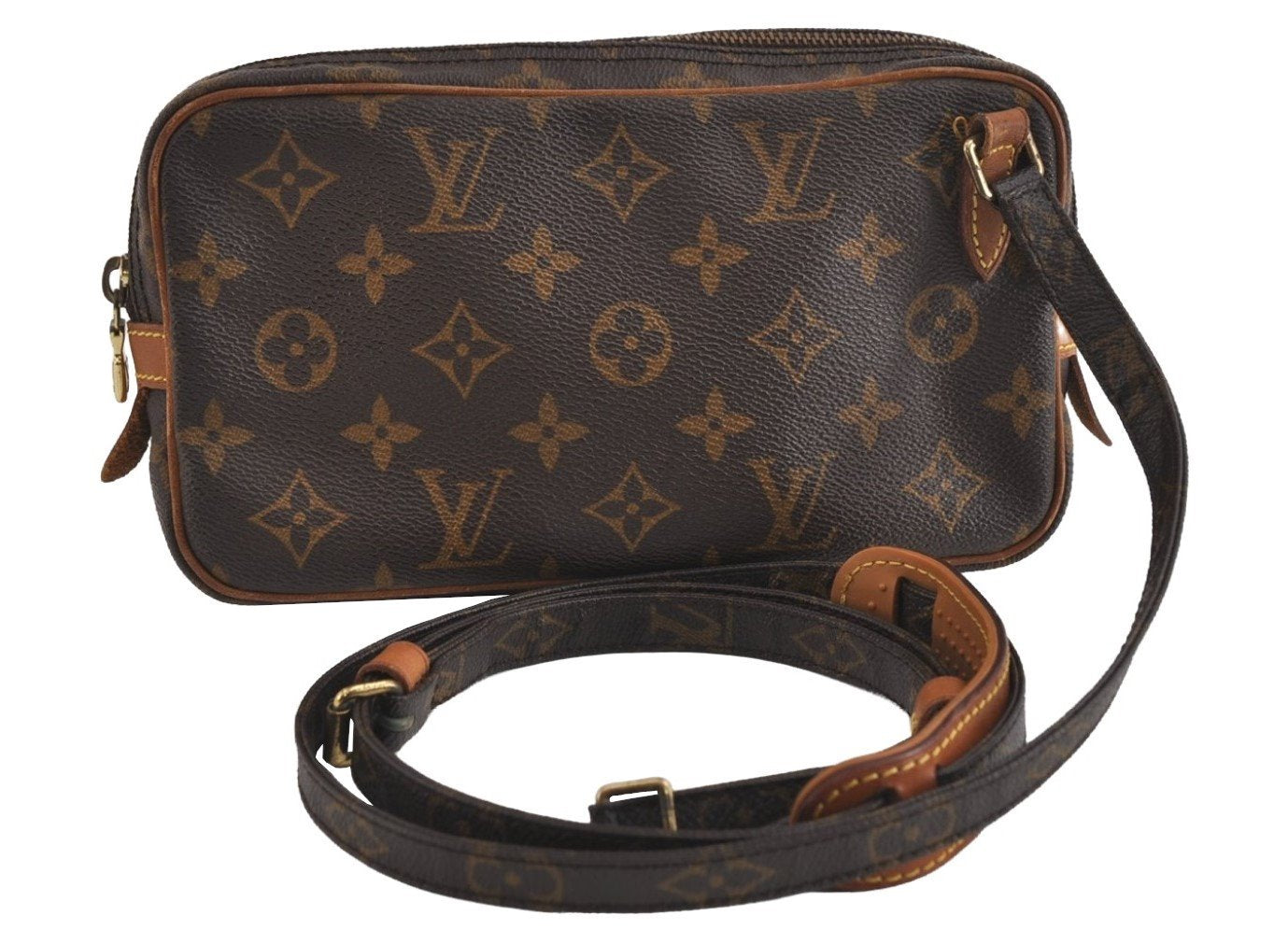 Auth Louis Vuitton Monogram Marly Bandouliere Shoulder Bag M51828 Junk 9335I