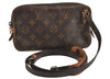 Auth Louis Vuitton Monogram Marly Bandouliere Shoulder Bag M51828 Junk 9335I