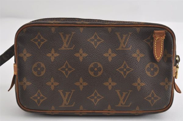Auth Louis Vuitton Monogram Marly Bandouliere Shoulder Bag M51828 Junk 9335I