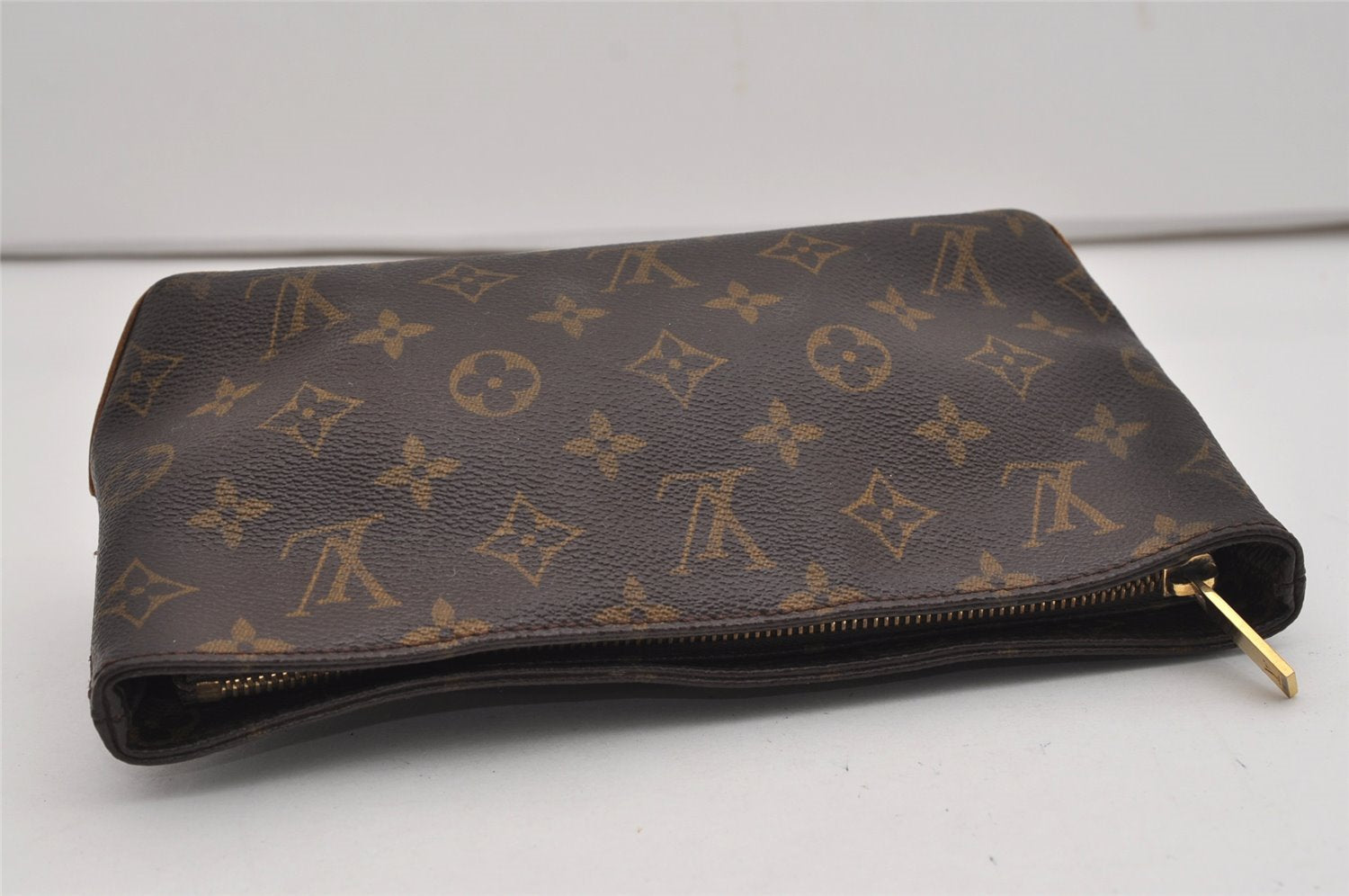 Authentic Louis Vuitton Monogram Trotteur Shoulder Cross Bag M51240 Junk 9336I