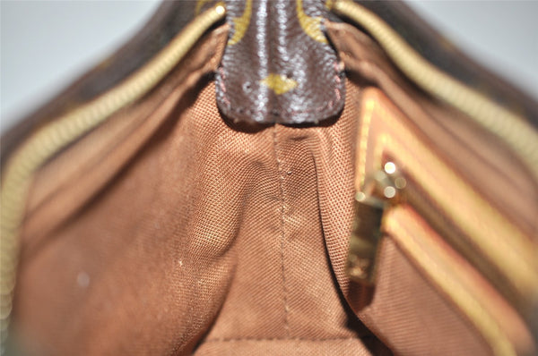 Authentic Louis Vuitton Monogram Trotteur Shoulder Cross Bag M51240 Junk 9336I