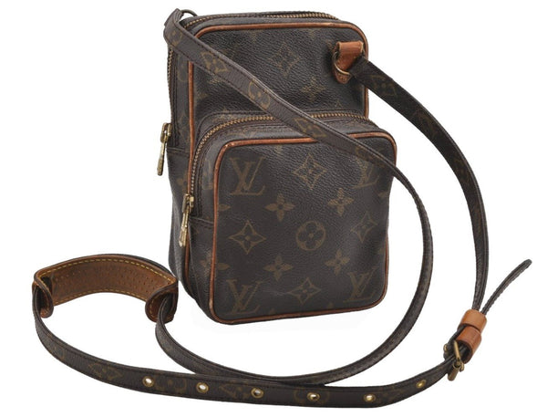 Authentic Louis Vuitton Monogram Mini Amazone Shoulder Cross Bag M45238 LV 9337I