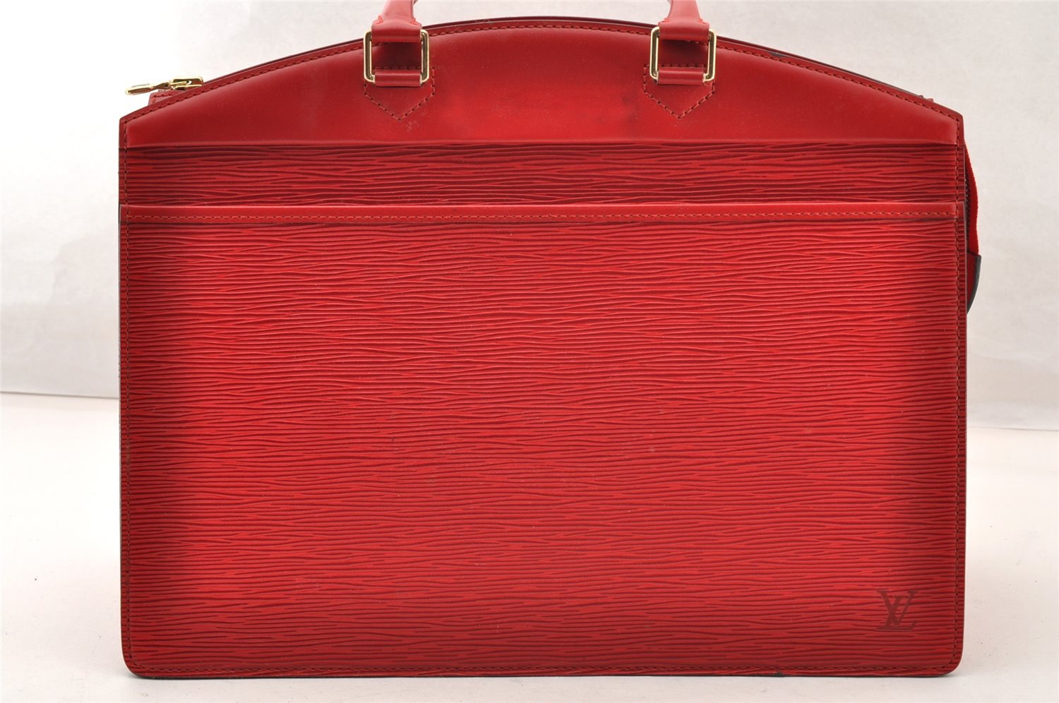 Authentic Louis Vuitton Epi Riviera Hand Bag Red M48187 LV Junk 9339I