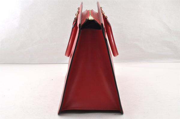 Authentic Louis Vuitton Epi Riviera Hand Bag Red M48187 LV Junk 9339I