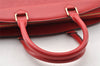 Authentic Louis Vuitton Epi Riviera Hand Bag Red M48187 LV Junk 9339I