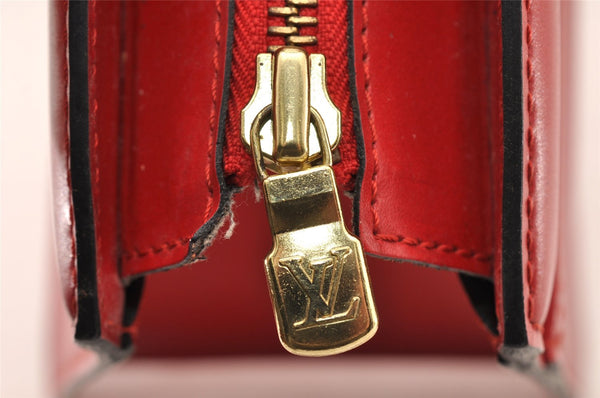 Authentic Louis Vuitton Epi Riviera Hand Bag Red M48187 LV Junk 9339I