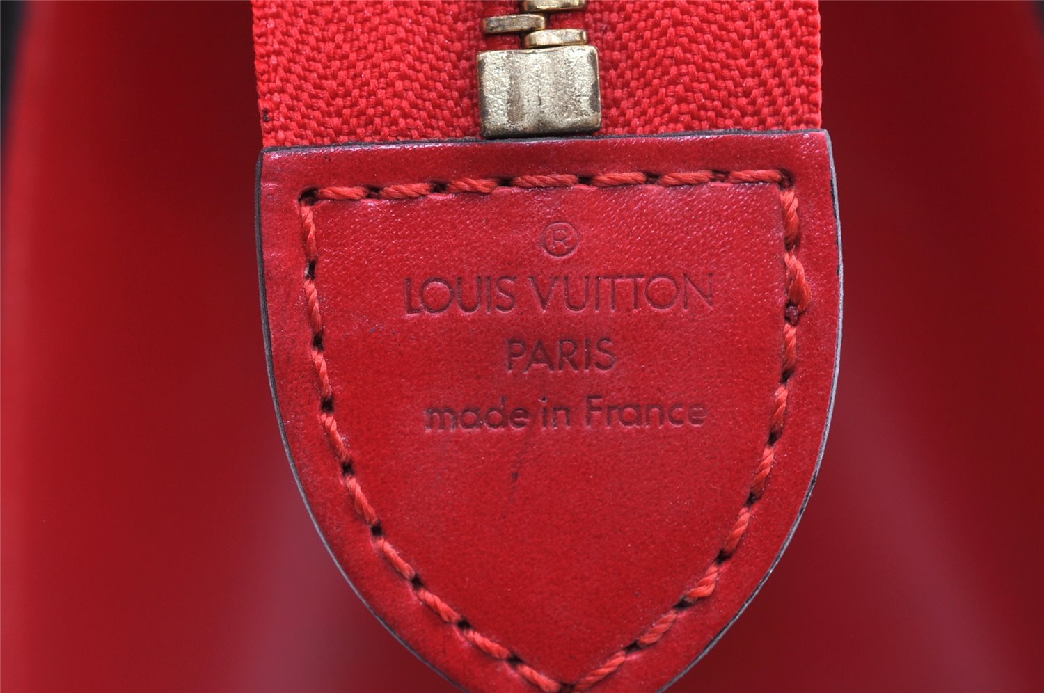 Authentic Louis Vuitton Epi Riviera Hand Bag Red M48187 LV Junk 9339I