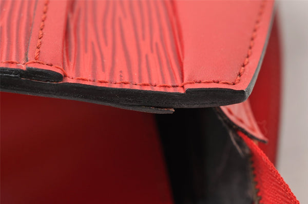 Authentic Louis Vuitton Epi Riviera Hand Bag Red M48187 LV Junk 9339I