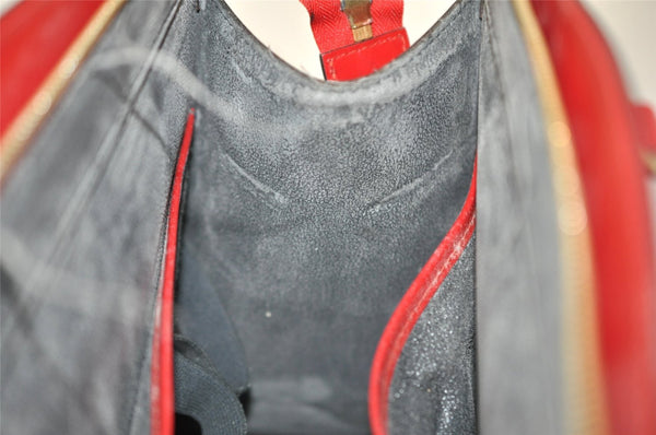 Authentic Louis Vuitton Epi Riviera Hand Bag Red M48187 LV Junk 9339I