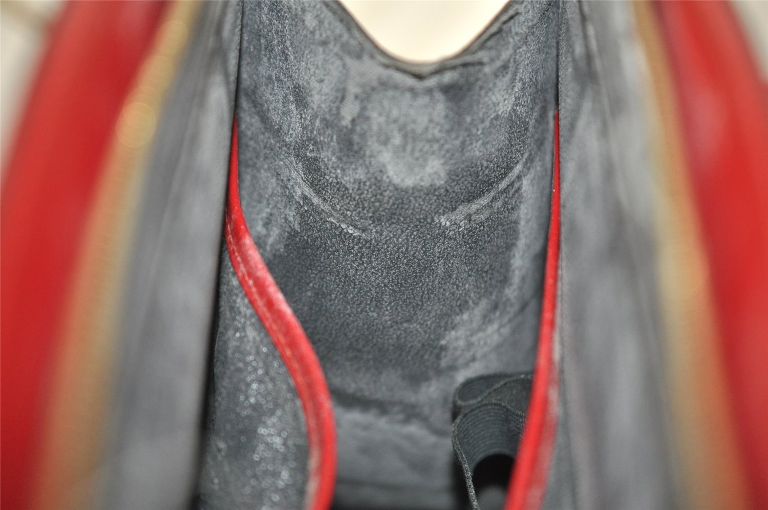 Authentic Louis Vuitton Epi Riviera Hand Bag Red M48187 LV Junk 9339I