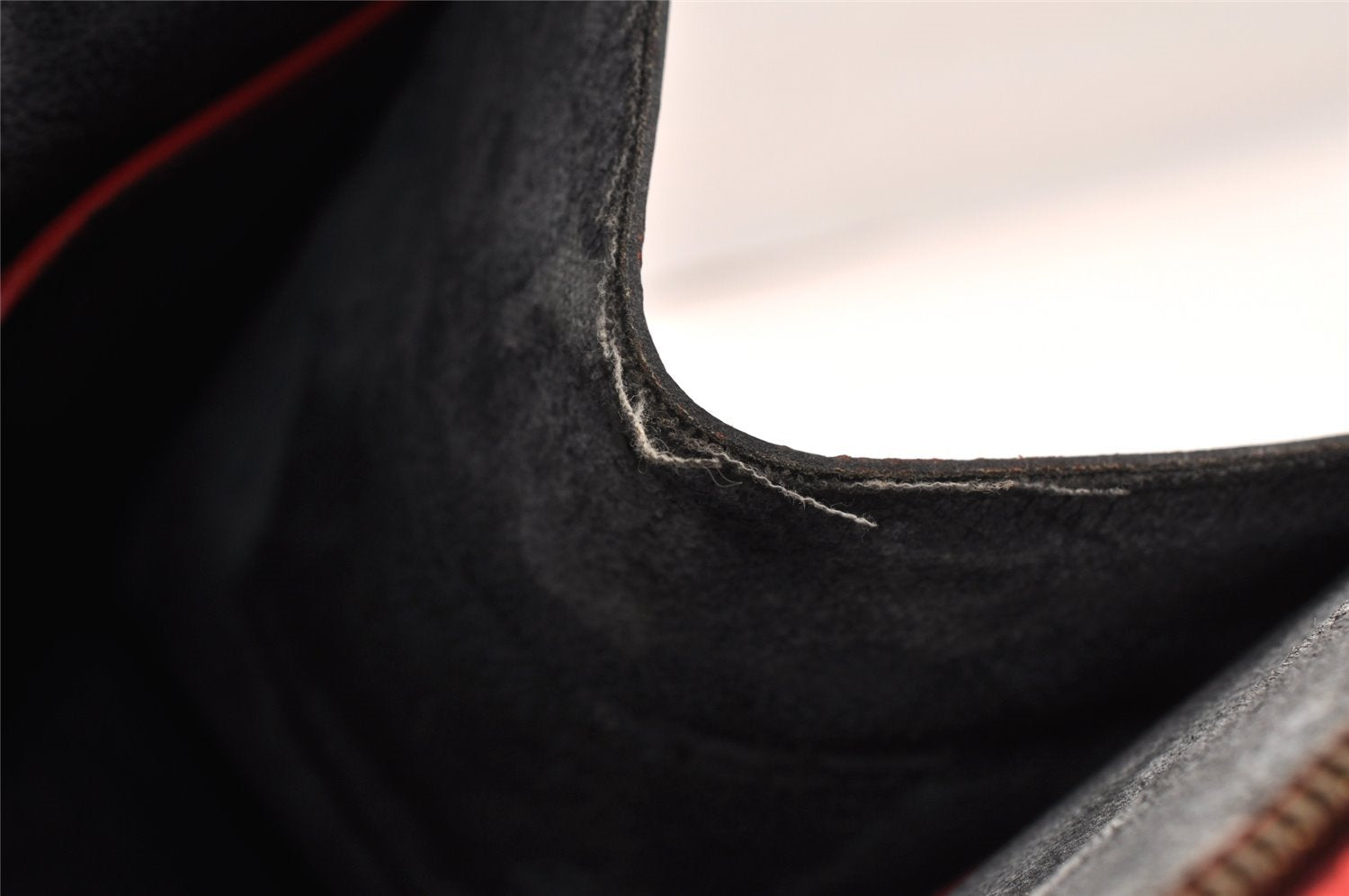 Authentic Louis Vuitton Epi Riviera Hand Bag Red M48187 LV Junk 9339I