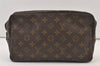 Auth Louis Vuitton Monogram Trousse Toilette 28 Clutch Bag Old Model Junk 9339J