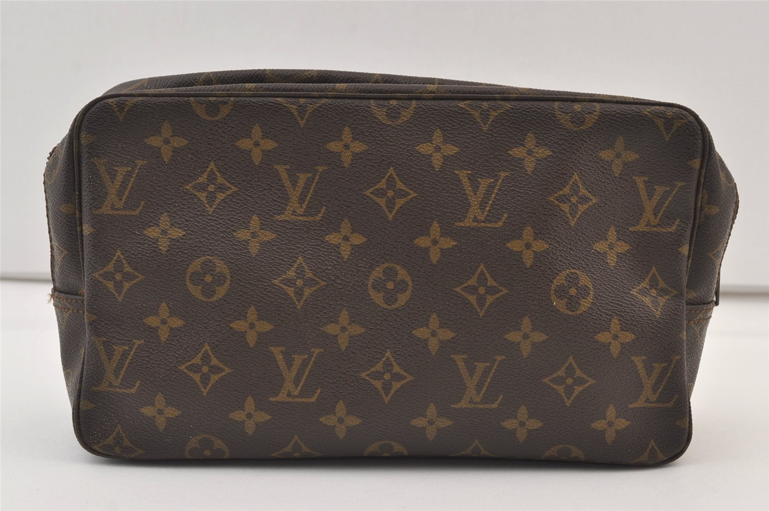 Auth Louis Vuitton Monogram Trousse Toilette 28 Clutch Bag Old Model Junk 9339J