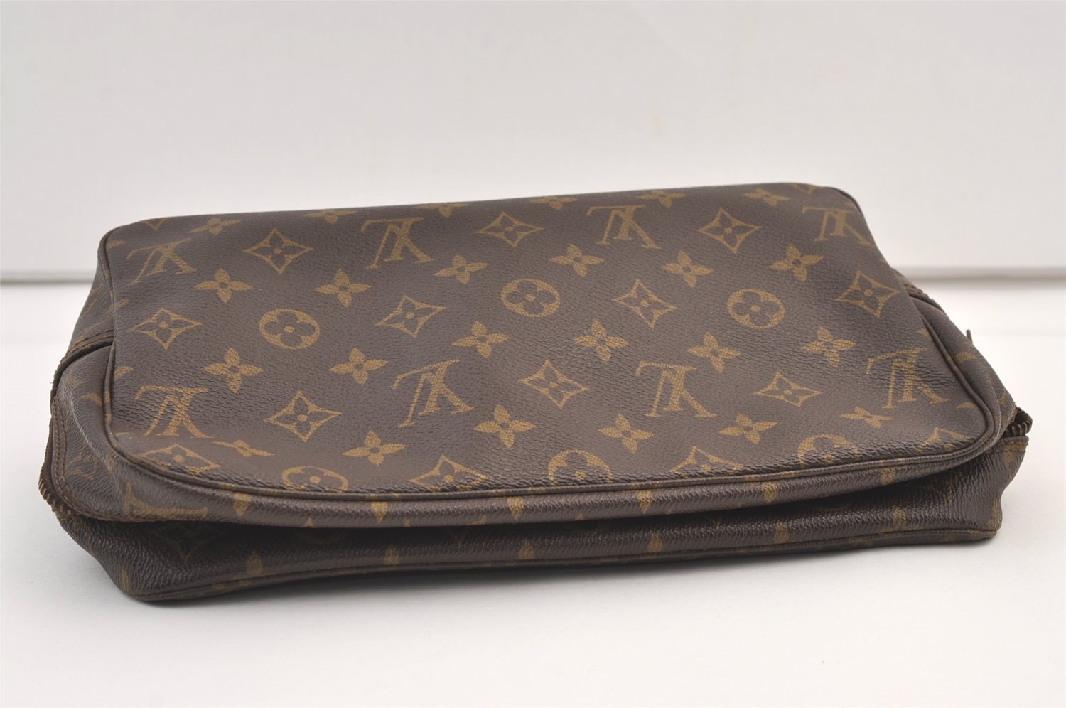 Auth Louis Vuitton Monogram Trousse Toilette 28 Clutch Bag Old Model Junk 9339J