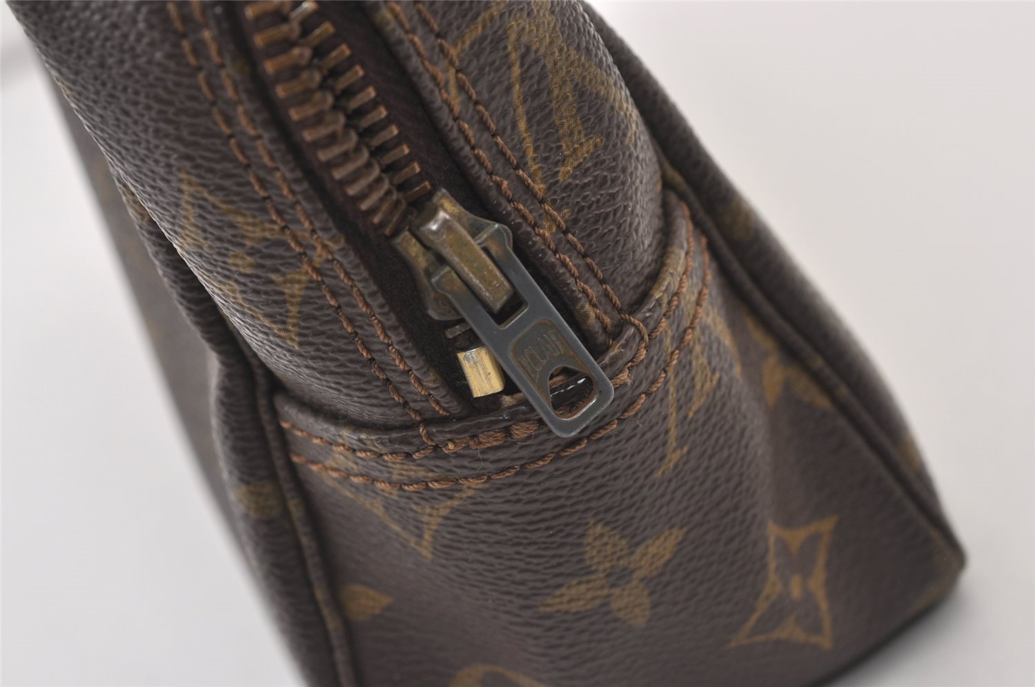 Auth Louis Vuitton Monogram Trousse Toilette 28 Clutch Bag Old Model Junk 9339J