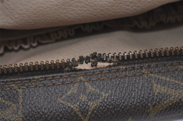 Auth Louis Vuitton Monogram Trousse Toilette 28 Clutch Bag Old Model Junk 9339J