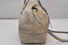 Authentic GUCCI Bree Guccissima 2Way Tote Bag GG Leather 353120 White 9342I