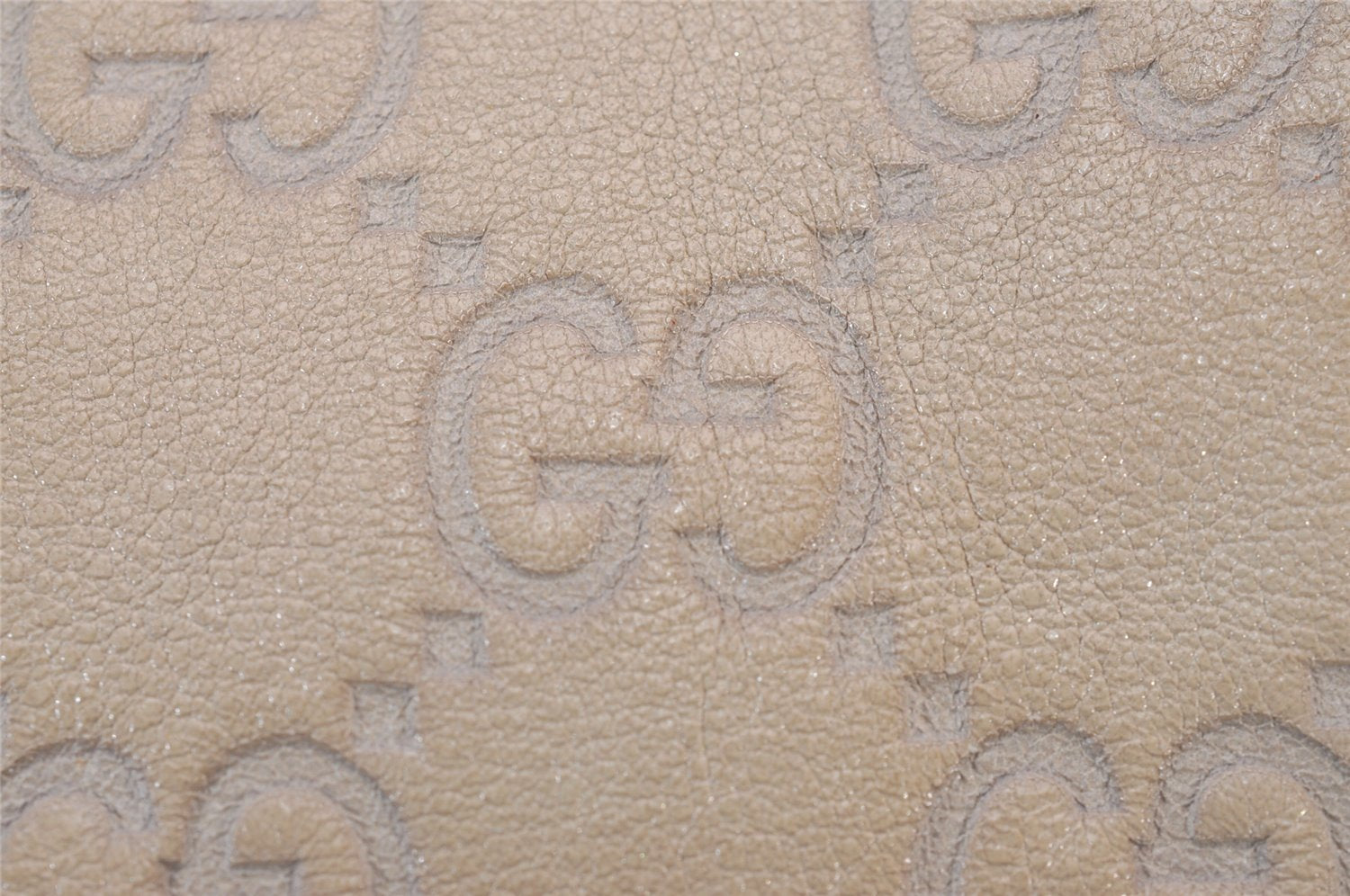 Authentic GUCCI Bree Guccissima 2Way Tote Bag GG Leather 353120 White 9342I