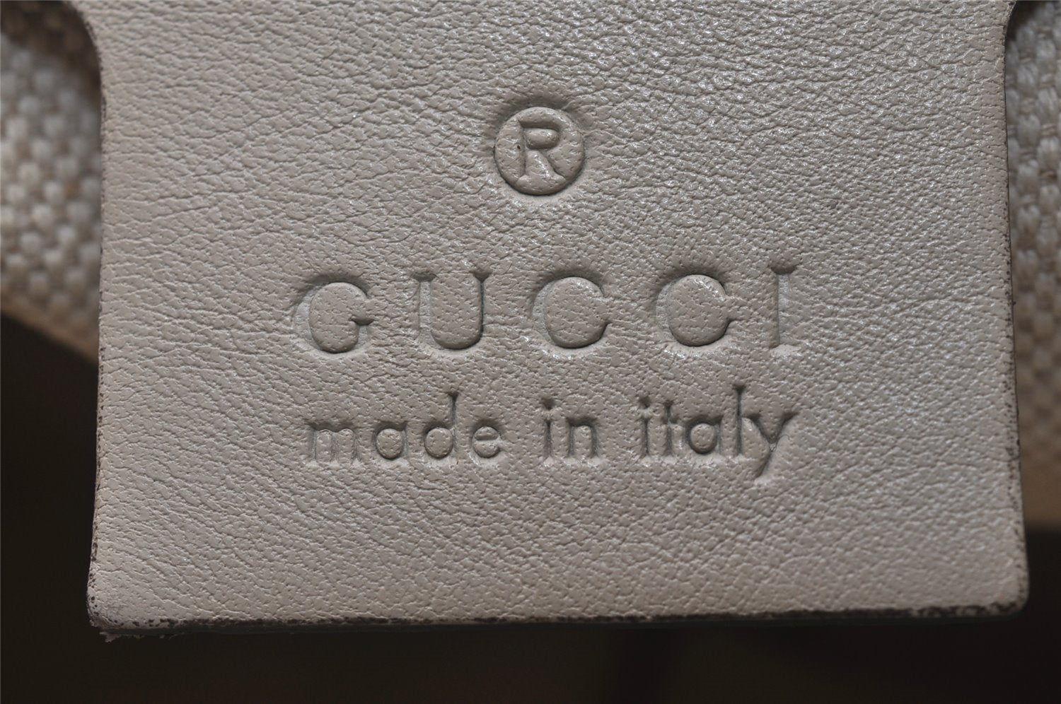 Authentic GUCCI Bree Guccissima 2Way Tote Bag GG Leather 353120 White 9342I