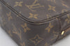 Auth Louis Vuitton Monogram Trousse Toilette 23 Clutch Hand Bag M47524 LV 9342J