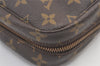 Auth Louis Vuitton Monogram Trousse Toilette 23 Clutch Hand Bag M47524 LV 9342J