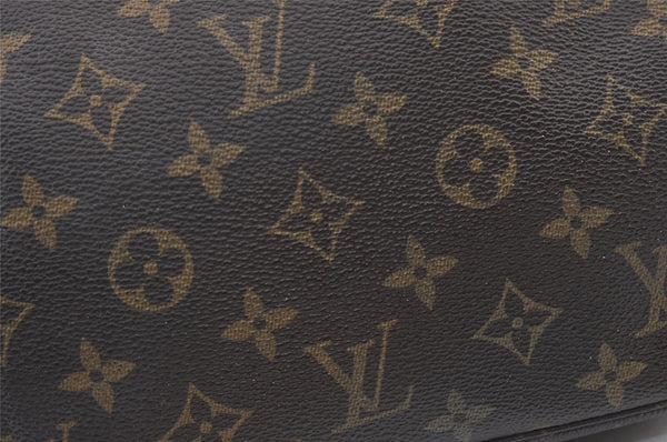 Auth Louis Vuitton Monogram Trousse Toilette 23 Clutch Hand Bag M47524 LV 9342J