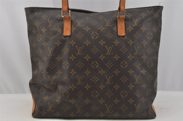 Authentic Louis Vuitton Monogram Cabas Mezzo Shoulder Tote Bag M51151 Junk 9343I