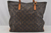 Authentic Louis Vuitton Monogram Cabas Mezzo Shoulder Tote Bag M51151 Junk 9343I