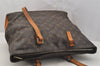 Authentic Louis Vuitton Monogram Cabas Mezzo Shoulder Tote Bag M51151 Junk 9343I