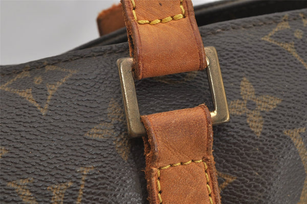 Authentic Louis Vuitton Monogram Cabas Mezzo Shoulder Tote Bag M51151 Junk 9343I