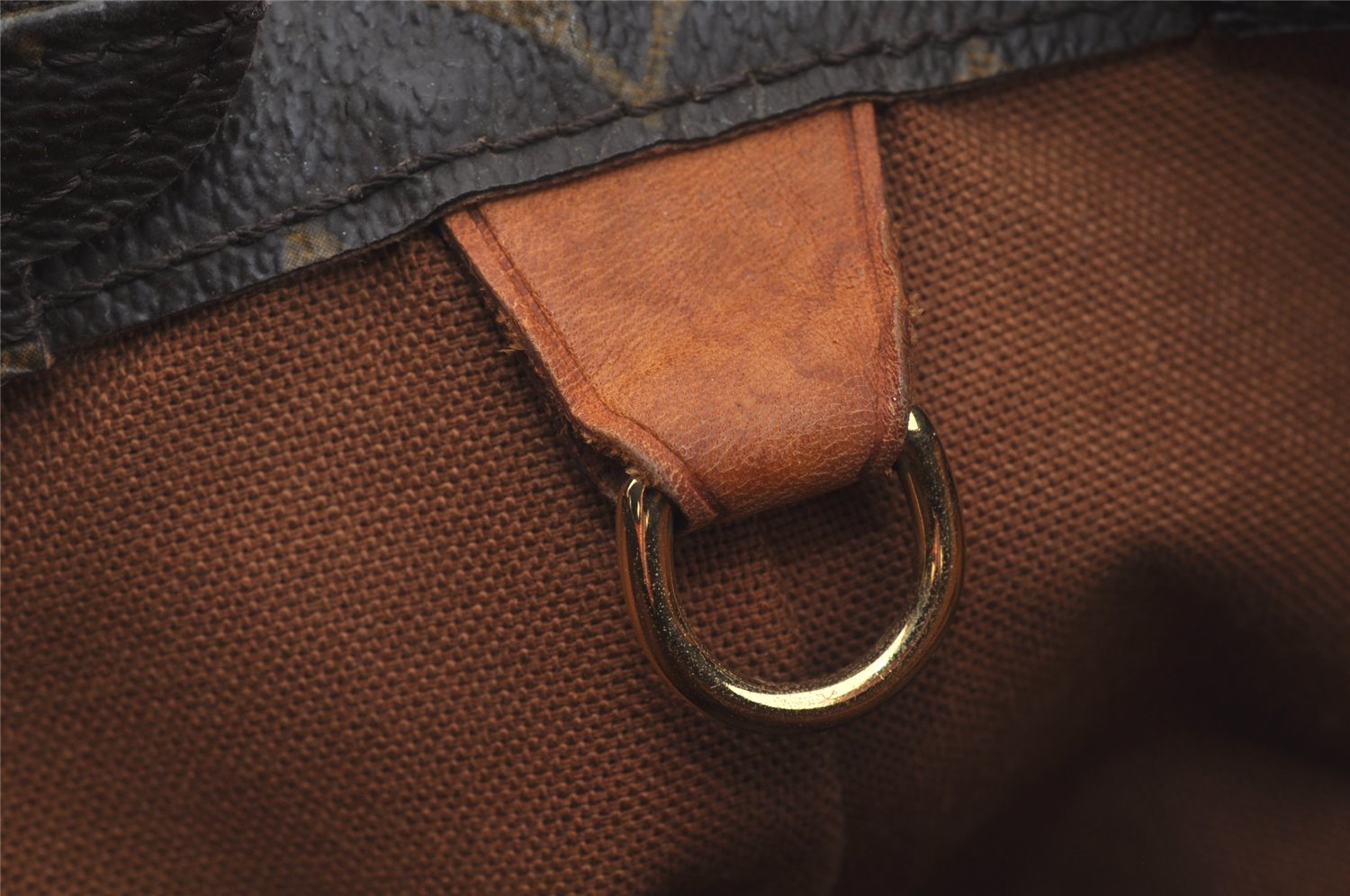 Authentic Louis Vuitton Monogram Cabas Mezzo Shoulder Tote Bag M51151 Junk 9343I