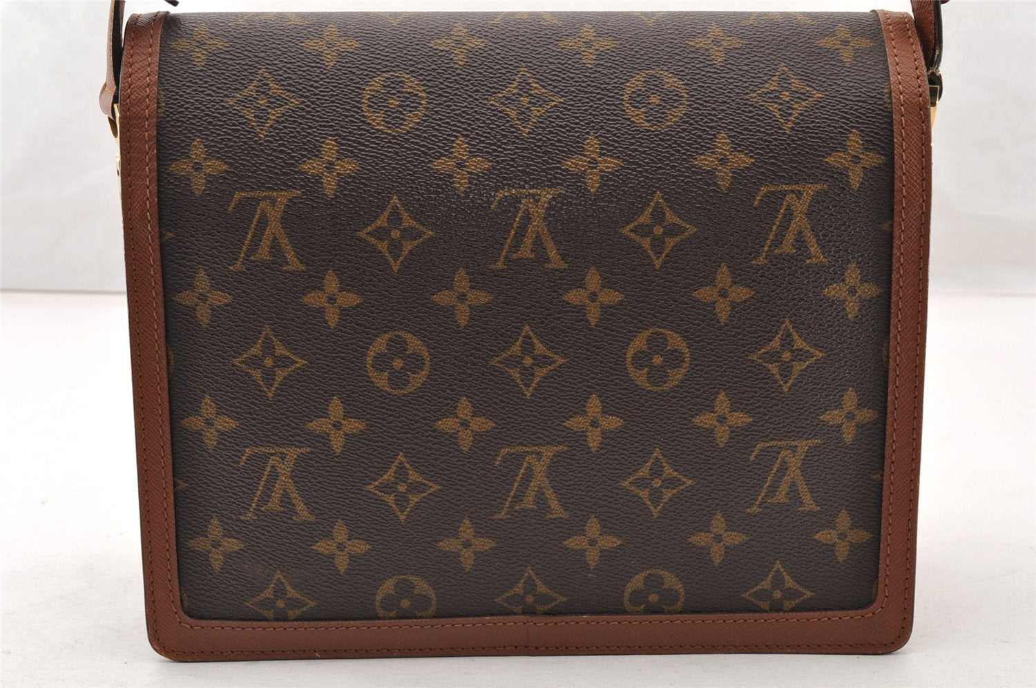 Authentic Louis Vuitton Monogram Raspail Shoulder Cross Body Bag M51372 LV 9347I