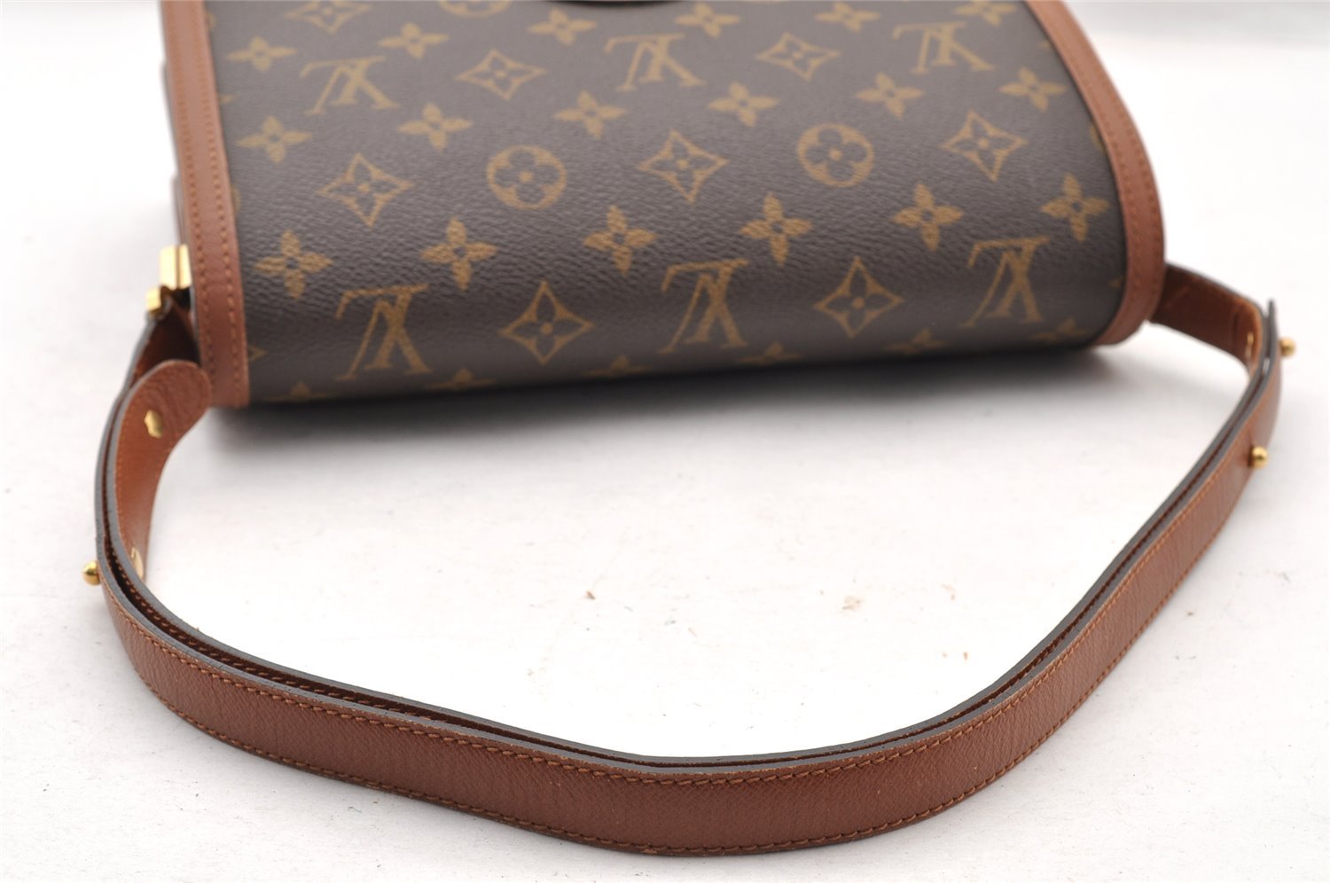 Authentic Louis Vuitton Monogram Raspail Shoulder Cross Body Bag M51372 LV 9347I