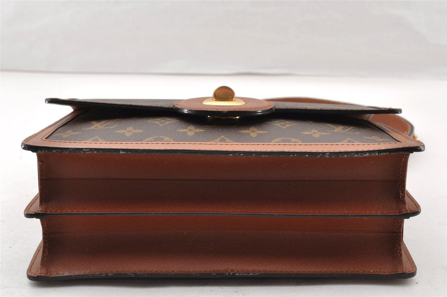 Authentic Louis Vuitton Monogram Raspail Shoulder Cross Body Bag M51372 LV 9347I