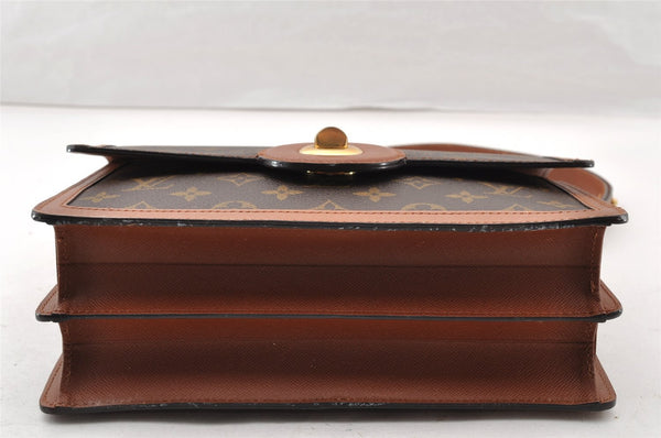 Authentic Louis Vuitton Monogram Raspail Shoulder Cross Body Bag M51372 LV 9347I