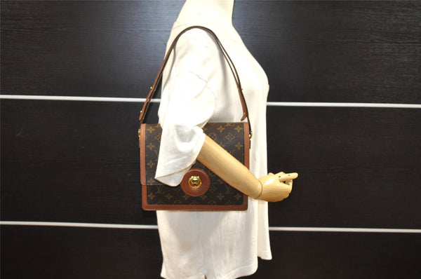 Authentic Louis Vuitton Monogram Raspail Shoulder Cross Body Bag M51372 LV 9347I