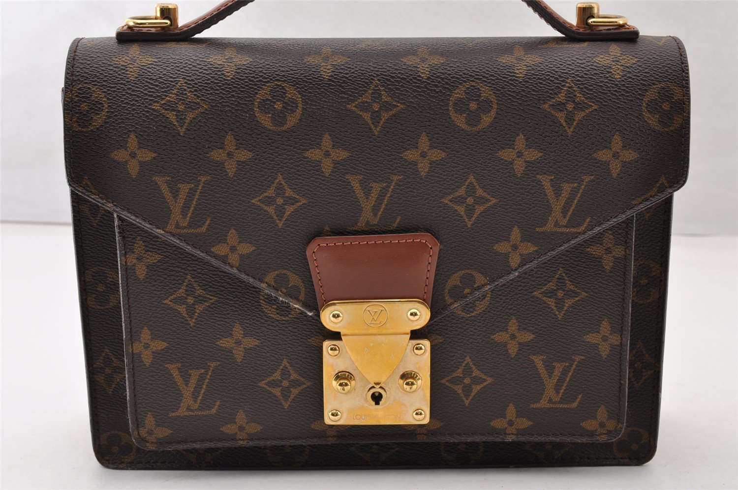 Authentic Louis Vuitton Monogram Monceau 2Way Shoulder Hand Bag M51187 LV 9348I