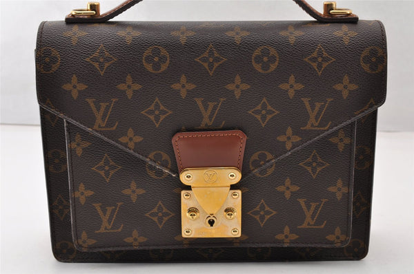 Authentic Louis Vuitton Monogram Monceau 2Way Shoulder Hand Bag M51187 LV 9348I