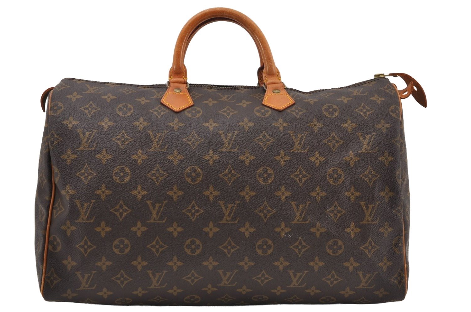 Authentic Louis Vuitton Monogram Speedy 40 Hand Boston Bag M41522 LV 9349I