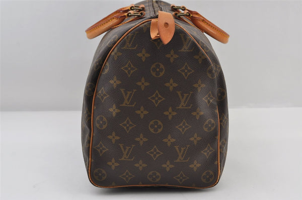 Authentic Louis Vuitton Monogram Speedy 40 Hand Boston Bag M41522 LV 9349I