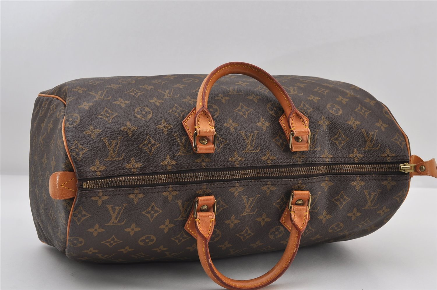 Authentic Louis Vuitton Monogram Speedy 40 Hand Boston Bag M41522 LV 9349I