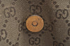 Authentic GUCCI Shoulder Cross Body Bag Purse GG Canvas Leather Brown Junk 9351G