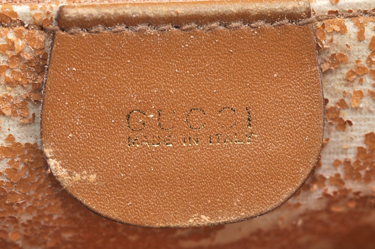 Authentic GUCCI Shoulder Cross Body Bag Purse GG Canvas Leather Brown Junk 9351G