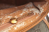 Authentic GUCCI Shoulder Cross Body Bag Purse GG Canvas Leather Brown Junk 9351G