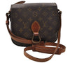Authentic Louis Vuitton Monogram Saint Cloud MM M51243 Shoulder Cross Bag 9351I