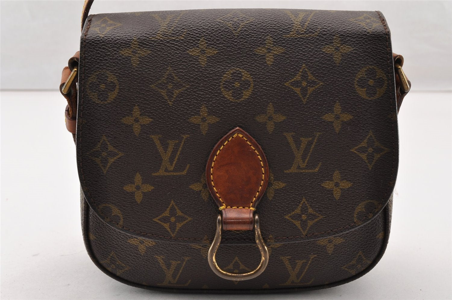 Authentic Louis Vuitton Monogram Saint Cloud MM M51243 Shoulder Cross Bag 9351I
