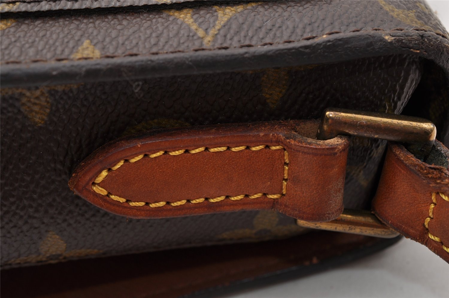 Authentic Louis Vuitton Monogram Saint Cloud MM M51243 Shoulder Cross Bag 9351I