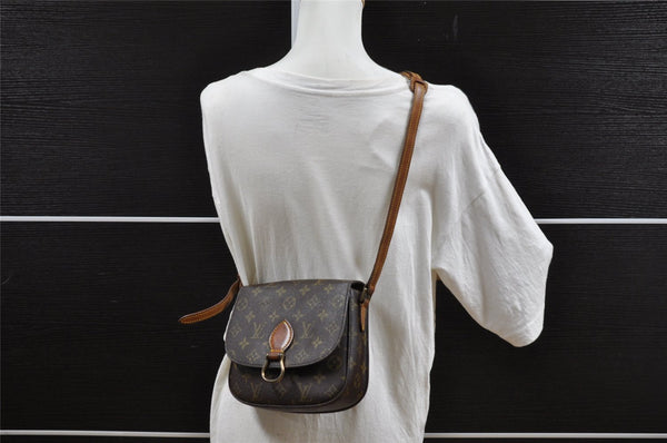 Authentic Louis Vuitton Monogram Saint Cloud MM M51243 Shoulder Cross Bag 9351I