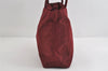 Authentic PRADA Vintage Nylon Tessuto Shoulder Tote Bag Bordeaux Red 9352I